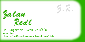 zalan redl business card